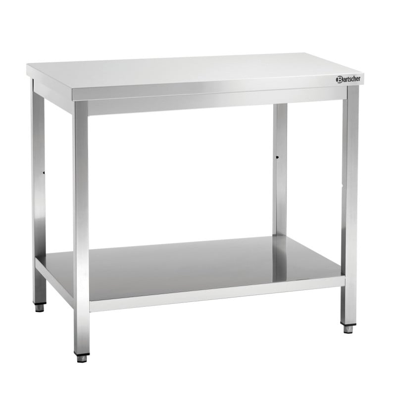 Table de Travail Inox avec Etagère Basse - P 700 mm - L 1200 mm - Bartscher