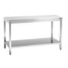 Table de Travail Inox avec Etagère Basse - P 700 mm - L 1600 mm - Bartscher