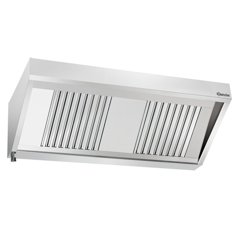 Wall-Mounted Hood with Motor and Lighting - L 1500 x D 700 mm - Bartscher