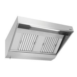 Wandkap met Motor en Verlichting - L 1400 x D 900 mm - Bartscher