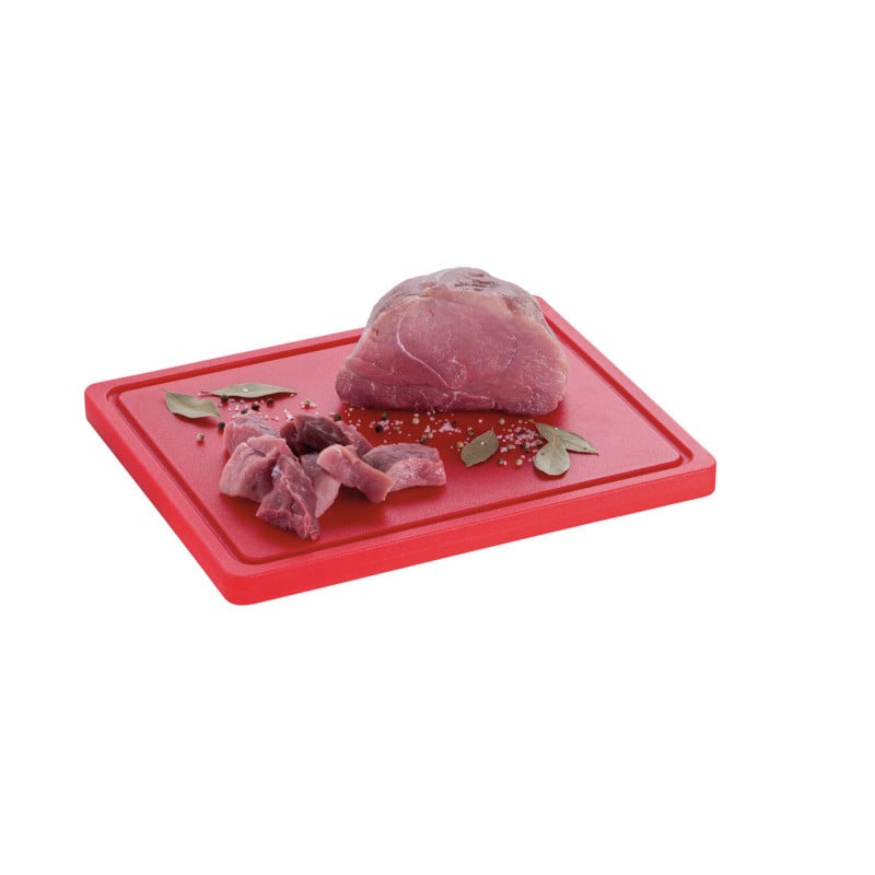 Snijplank 325 x 265 mm - Rood - 20 mm Dikte - Bartscher Snijplank 325 x 265 mm - Rood - 20 mm Dikte - Bartscher