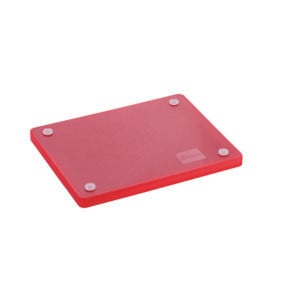 Schneidebrett 325 x 265 mm - Rot - 20 mm Dicke - Bartscher