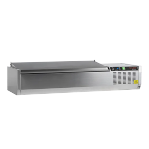 Saladette om te plaatsen Deksel RVS - Statisch - 5 GN 1/4 - TEFCOLD