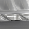 Saladette om neer te zetten Deksel Inox - Statisch - 4 GN 1/3 - TEFCOLD