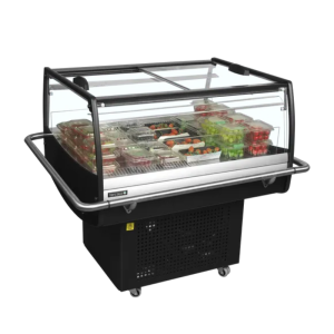 Koelkast met Glazen Schuifdeksel Plat - 105 L - TEFCOLD