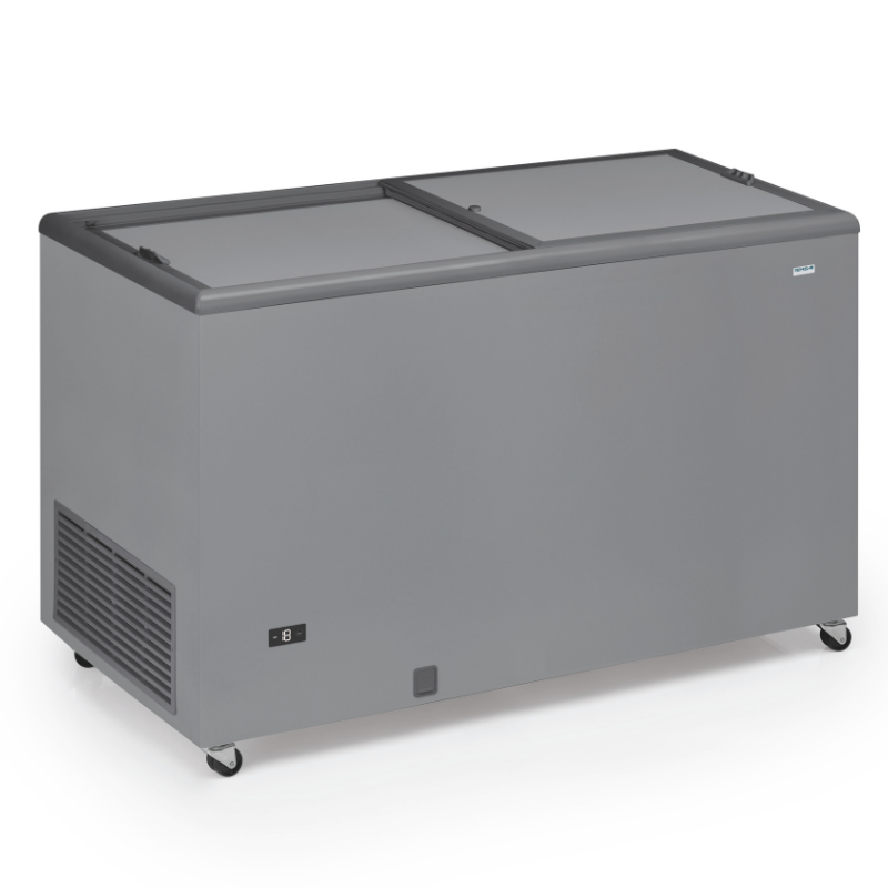 Professionele RVS Kistvriezer met Opaque Deksel - 400 L Professionele RVS Kistvriezer met Opaque Deksel - 400 L