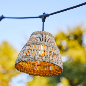 Guirlande Lumineuse Raccordable à Abat-Jour Herbe Marine 6 m - Tessa Light - Lumisky