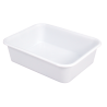Rectangular Divider Bin 20L White - Gilac