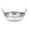 Gehamerd Kadai Schotel van Roestvrij Staal Tafel Presentatie 200 mm - Gastronoble