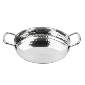 Plat en Inox Martelé Tafelpresentatie 125mm - Gastronoble