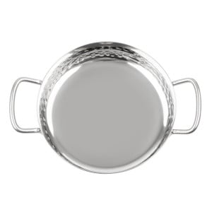 Plat en Inox Martelé Tafelpresentatie 150mm - Gastronoble