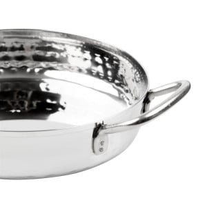 Plat en Inox Martelé Tafelpresentatie 150mm - Gastronoble