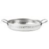 Plat en Inox Martelé Tafelpresentatie 180mm - Gastronoble