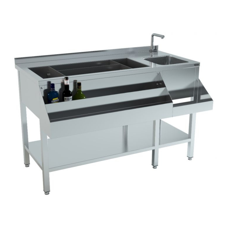Cocktailbar Neutraal - L 1400 mm - CombiSteel