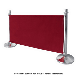 Rode Doek Barrière En Bevestigingen - Bolero - Fourniresto