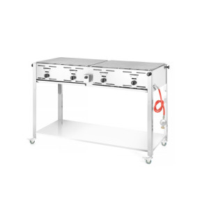 Gasbarbecue Hoge Capaciteit Grill-Master Quattro - Merk HENDI