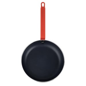 Poêle Antiadhésive Aluminium Teflon Poignée Rouge 240mm - Gastronoble
