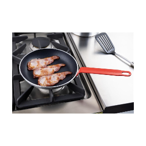 Poêle Antiadhésive Aluminium Teflon Poignée Rouge 240mm - Gastronoble