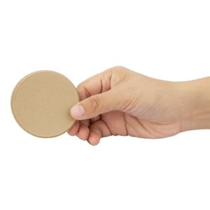 Recycelbare Fiesta-Papierdeckel für Saucenbecher - Packung mit 1000 - Gastronoble