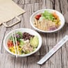 Recyclable PET deksels Fiesta voor Poke Bowls 682 en 909 ml - Set van 50 - Gastronoble
