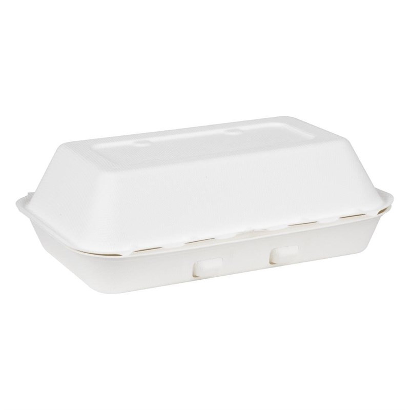 Composteerbare Suikerriet Voedselbakjes Fiesta 400x335mm - Set van 200 - Fiesta Green Composteerbare Suikerriet Voedselbakjes Fiesta 400x335mm - Set van 200 - Fiesta Green