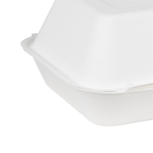 Composteerbare Suikerriet Voedselbakjes Fiesta 400x335mm - Set van 200 - Fiesta Green