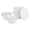 Bagasse Fiesta Compostable Bowls 750 ml - Pack of 50 - Gastronoble