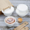 Bagasse Fiesta Compostable Bowls 750 ml - Pack of 50 - Gastronoble