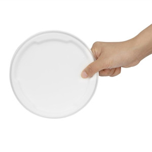 Composteerbare deksels van bagasse Fiesta voor kommen van 750/900 ml - Set van 50 - Gastronoble