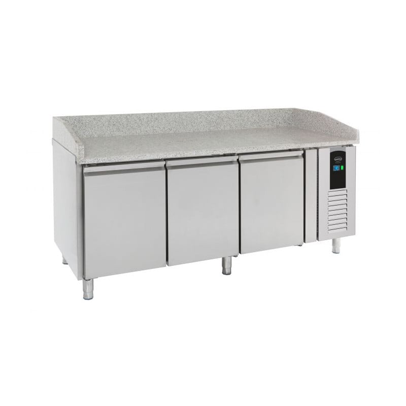 Pizza Preparation Table with 3 Doors - 410 L - CombiSteel