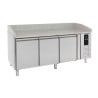 Voorbereidingstafel voor Pizza met 3 Deuren - 410 L - CombiSteel