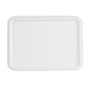 Composteerbare Bagasse Deksel voor Schalen - Set van 100 - Fiesta Green