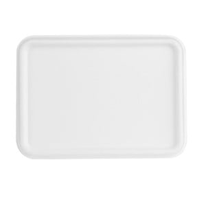 Kompostierbare Bagasse-Deckel für Schalen - Packung mit 100 - Fiesta Green
