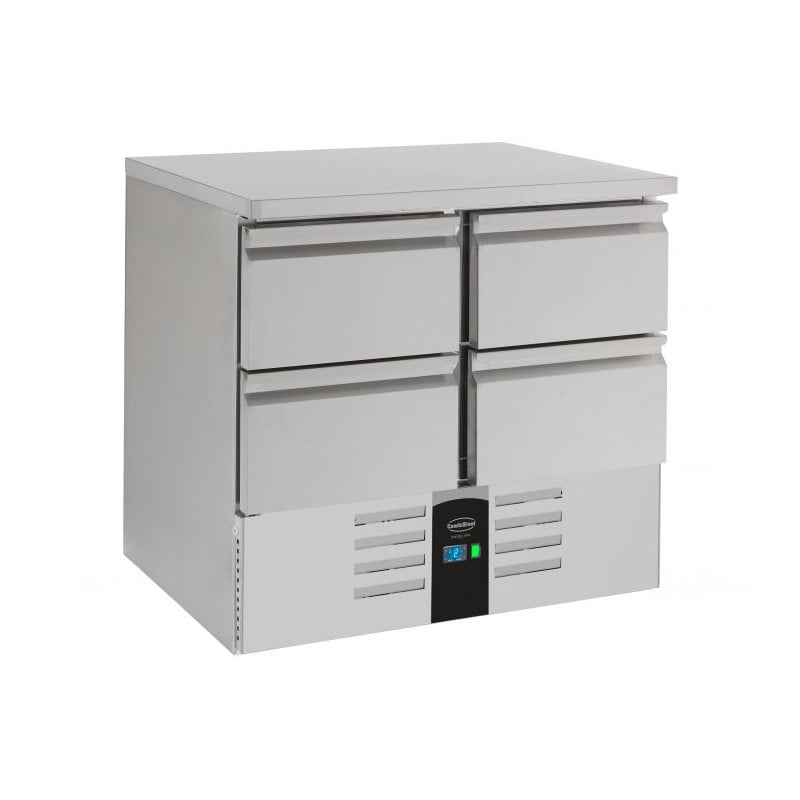 Positive Refrigerated Table with 4 Drawers - 257 L - CombiSteel
