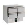 Table Réfrigérée Positive à 4 Tiroirs - 257 L - CombiSteel