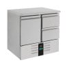 Table Réfrigérée Positive à 1 Porte et 2 Tiroirs - 257 L - CombiSteel