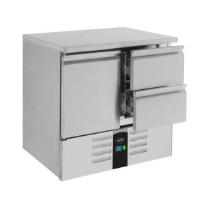 Positive Kühltisch mit 1 Tür und 2 Schubladen - 257 L - CombiSteel