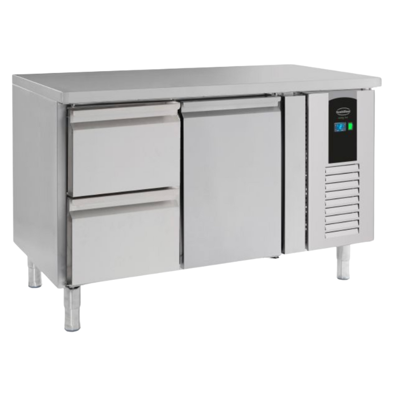 Positieve Koelwerkbank met 1 Deur en 2 Laden Energy Line - 190 L Positieve Koelwerkbank met 1 Deur en 2 Laden Energy Line - 190 L