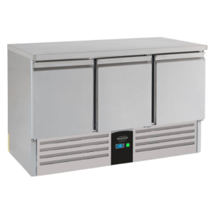 Positieve Koelwerkbank met 3 Deuren Energy Line - 400 L