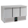 Positieve Koelwerkbank met 3 Deuren Energy Line - 400 L