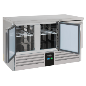 Positieve Koelwerkbank met 3 Deuren Energy Line - 400 L
