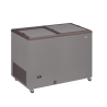 Professionelle Edelstahl-Truhe Gefrierschrank mit undurchsichtigem Deckel - 400 L