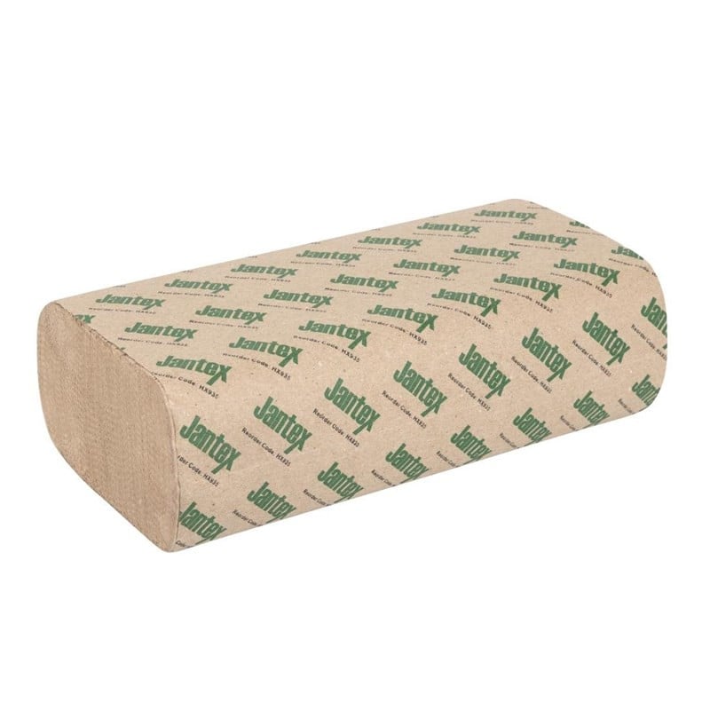 Gevouwen Handdoeken Gerecycled 2 Lagen 2250 Vellen - Jantex Gevouwen Handdoeken Gerecycled 2 Lagen 2250 Vellen - Jantex