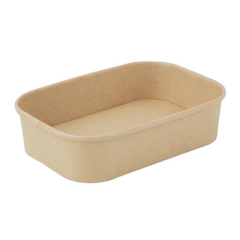 Rechthoekige Voedselbakjes Recyclebaar 500 ml - Set van 300 - Fiesta Green Rechthoekige Voedselbakjes Recyclebaar 500 ml - Set van 300 - Fiesta Green