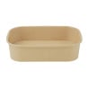 Rectangular Recyclable Food Trays 600 ml - Pack of 300 - Fiesta Green