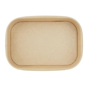 Rectangular Recyclable Food Trays 600 ml - Pack of 300 - Fiesta Green