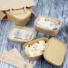 PP lids for Rectangular Trays - Pack of 300 - Fiesta
