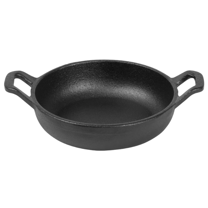 Rond Oorvormig Gietijzeren Bord - 120 mm Rond Oorvormig Gietijzeren Bord - 120 mm