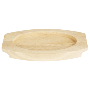Plank voor Ovale Gietijzeren Schotel - 210x120 mm