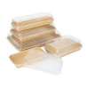 Recycleerbare Sushi Schalen 220 x 137 mm - Set van 300 - Fiesta Green